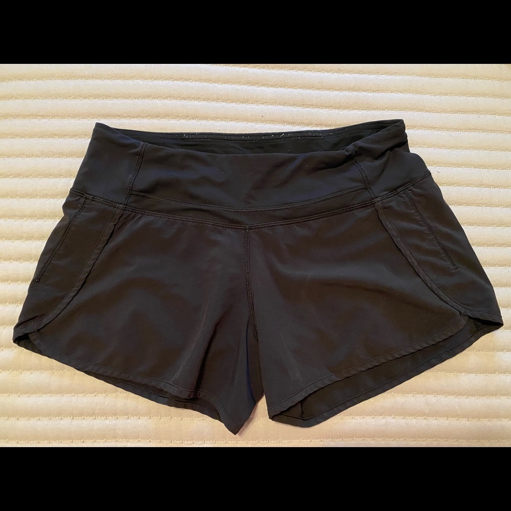Lululemon Black Speed Up Shorts